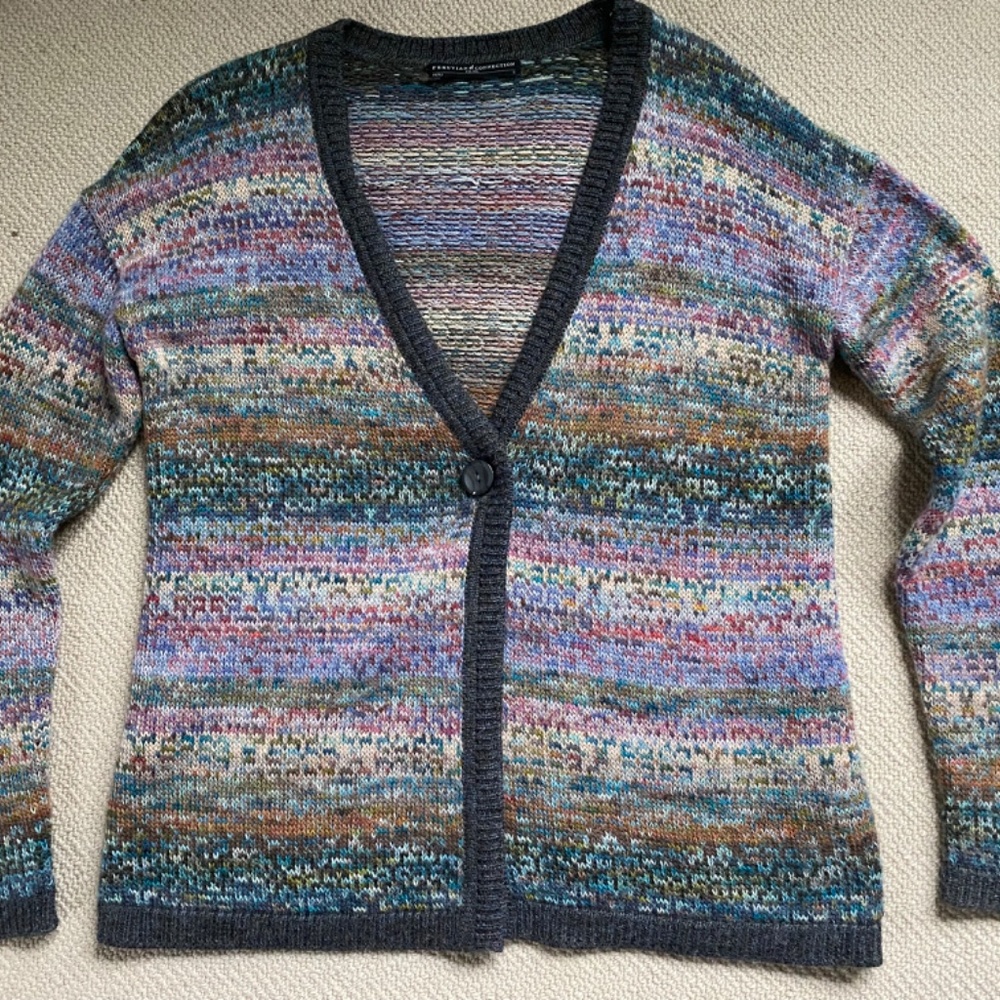 PERUVIAN CONNECTION S CARDIGAN SWEATER - Picture 5 of 12